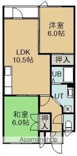 ピュアハウス【1階】の間取り